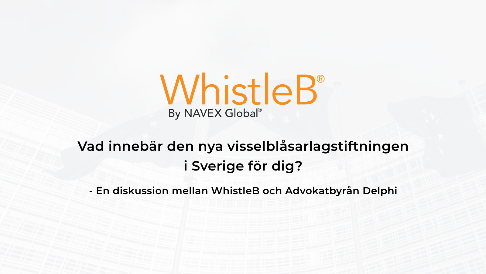 Swedish Whistleblower Protection law